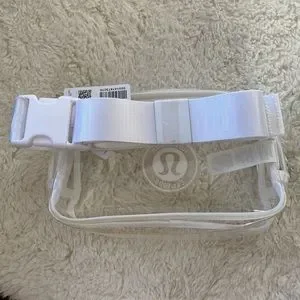 lululemon athletica | Bags | Lululemon Clear Belt Bag L Logo